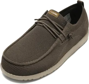 1TAZERO Wide-Shoes for Men-Slip on Walking-Loafers Casual-Shoes - Wide Width Comfortable Orthopedic Shoes for Men with Arch Support for Plantar Fasciitis