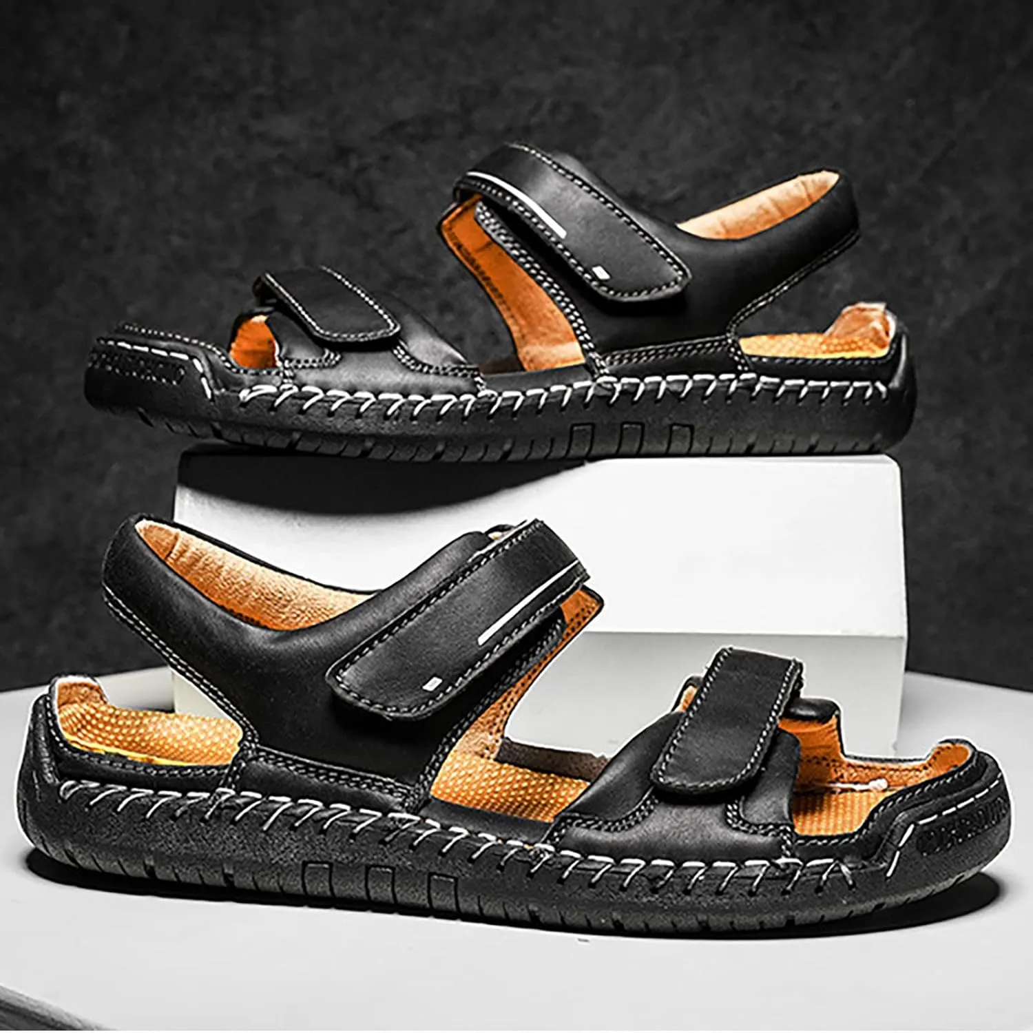 2025 New Summer Sandals Men's Breathable Daily Sports Beach Outdoor Shoes Hollow Out Shoes
