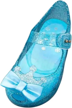 5 Apparel Girls Shoes Crown Flash Diamond Crystal Soft Sole Non Slip Sandals Jelly Dance Shoes Princess Shoes Neutral Baby Shoes