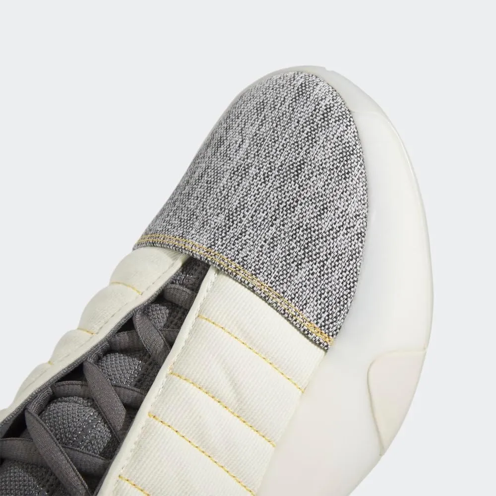 adidas James Harden Volume 7 Mens Basketball Shoes in Cream White