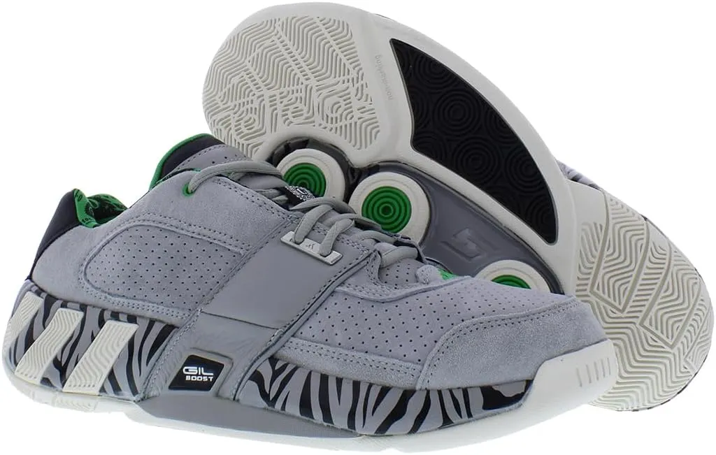 adidas Mens Agent Gil Zero Restomod USA Basketball Shoes, White Red Blue