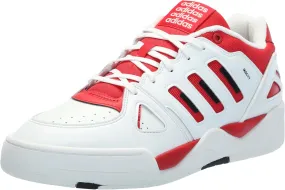adidas Mens Midcity Mid Lace Up Sneakers Shoes Casual - White