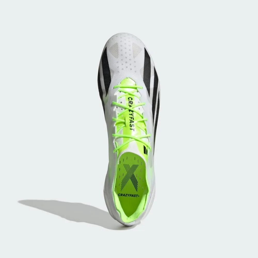adidas X Crazyfast  Firm Ground Soccer Cleats - Aeropacity Speedskin  Upper, SPEEDFRAME Outsole, Feel Lighter Than Air, Unisex
