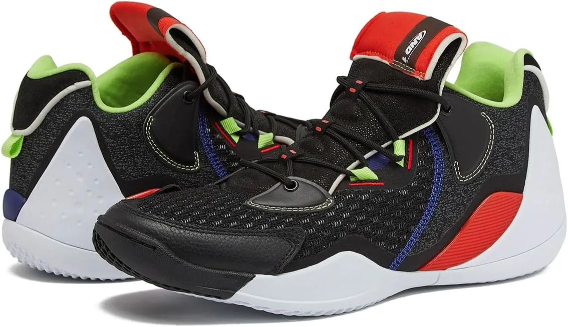 AND1 Override Mens Basketball Shoes, Indoor or Outdoor Basketball Sneakers for Men, Street or Court, Size 7 to 16