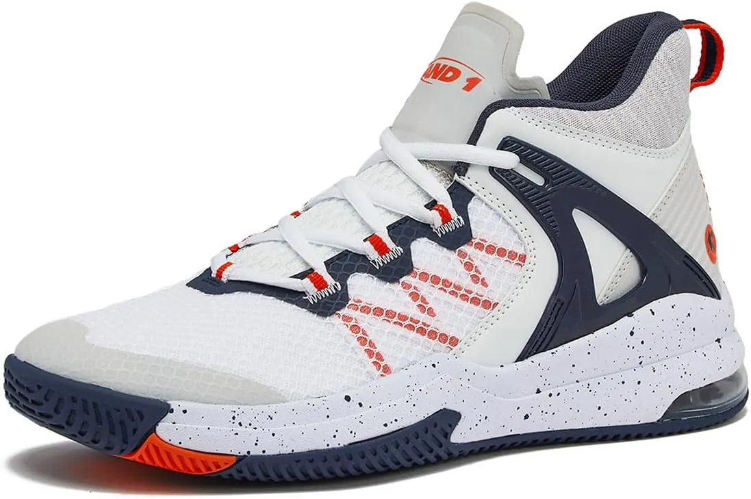 AND1 Turnaround Mens Basketball Shoes, Indoor or Outdoor Basketball Sneakers for Men, Street or Court, Sizes 7-16