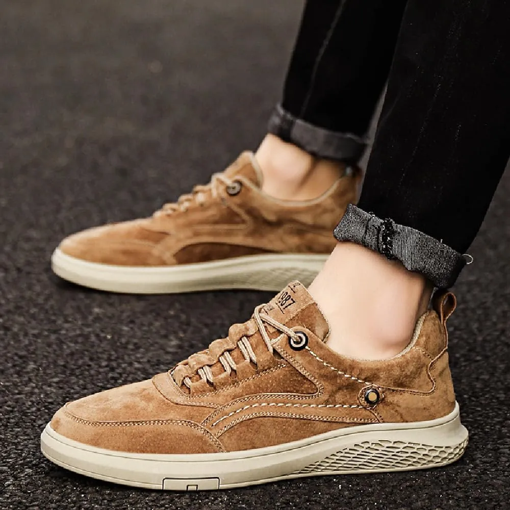 Asifn Mens Casual Walking Shoes Breathable Soft Sneakers Lightweight Non-Slip Driving Shoes Fashion Work Shoes