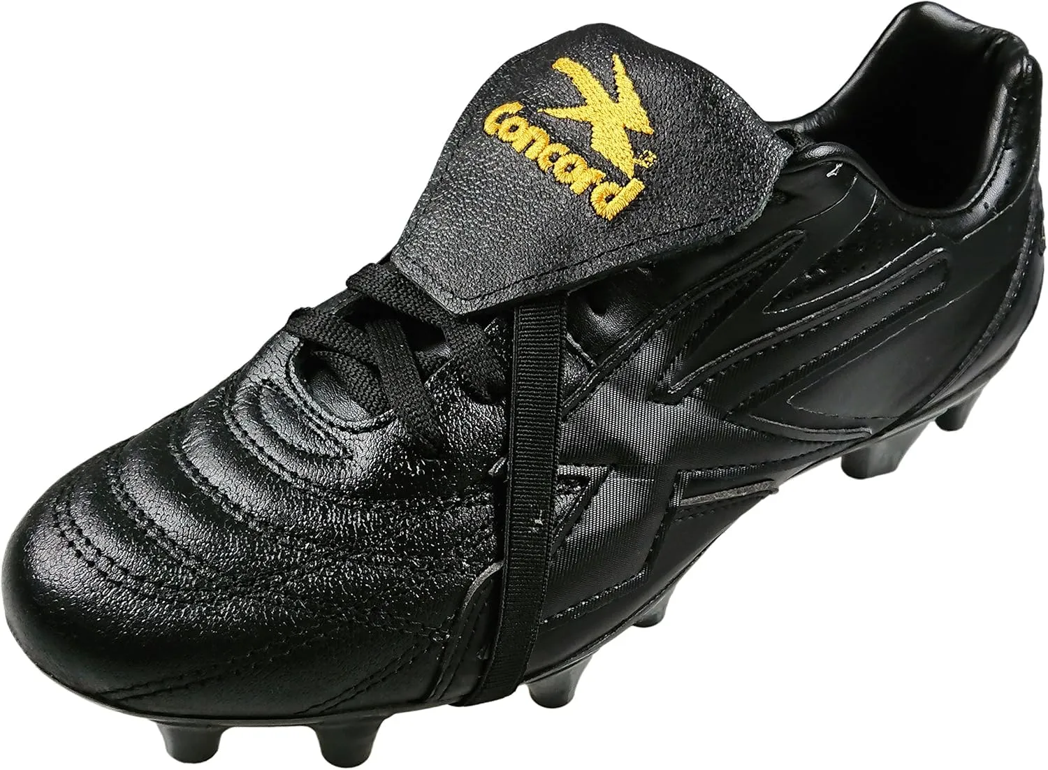 Authentic Concord Soccer Cleats Style S160XG Leather Black Firm Ground