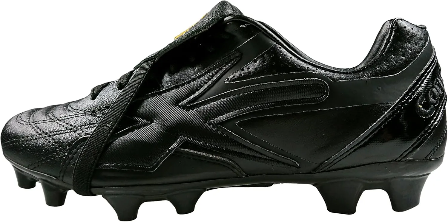 Authentic Concord Soccer Cleats Style S160XG Leather Black Firm Ground