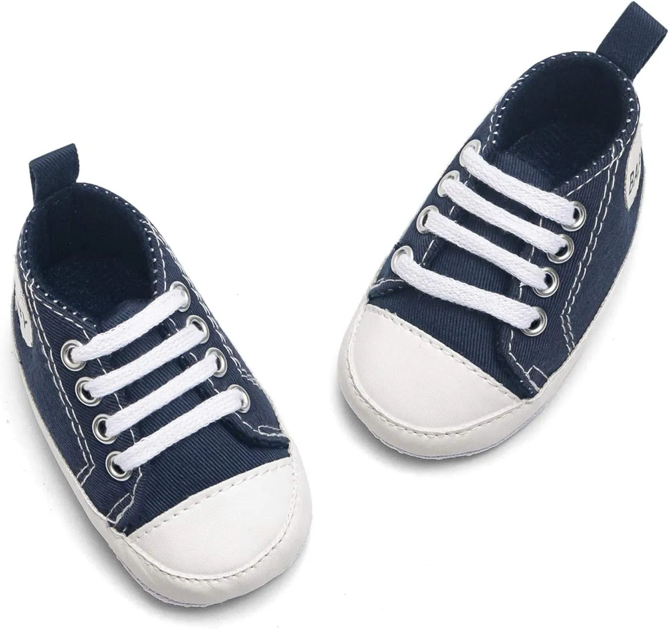Baby Boys Girls Lace-Up Flat Sneaker Toddler Soft Breathable Cozy Non Slip Sport Shoes First Walking Fashion Shoes