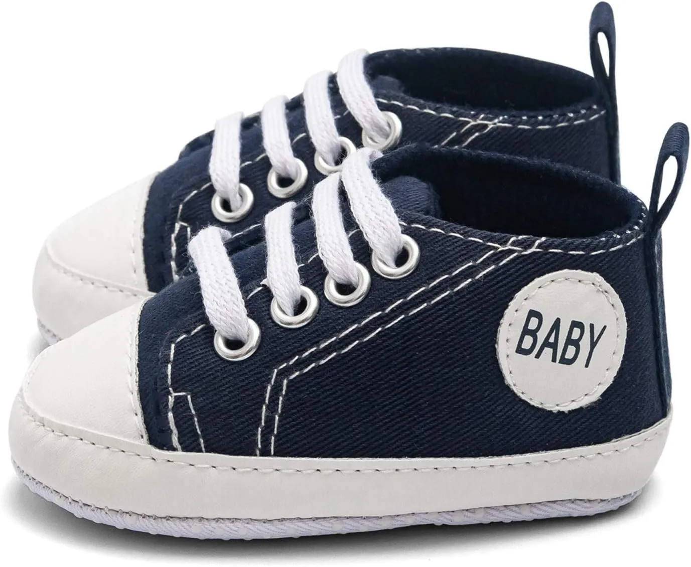Baby Boys Girls Lace-Up Flat Sneaker Toddler Soft Breathable Cozy Non Slip Sport Shoes First Walking Fashion Shoes