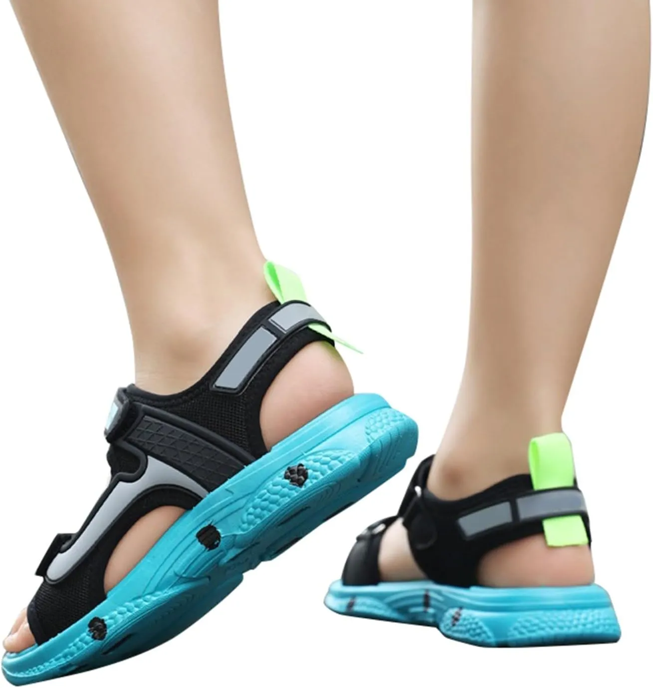 Baby Boys Summer Sandals Spring Summer Autumn Children's Beach Shoes Children's Soft Bottom Non Slip Flat Sandals