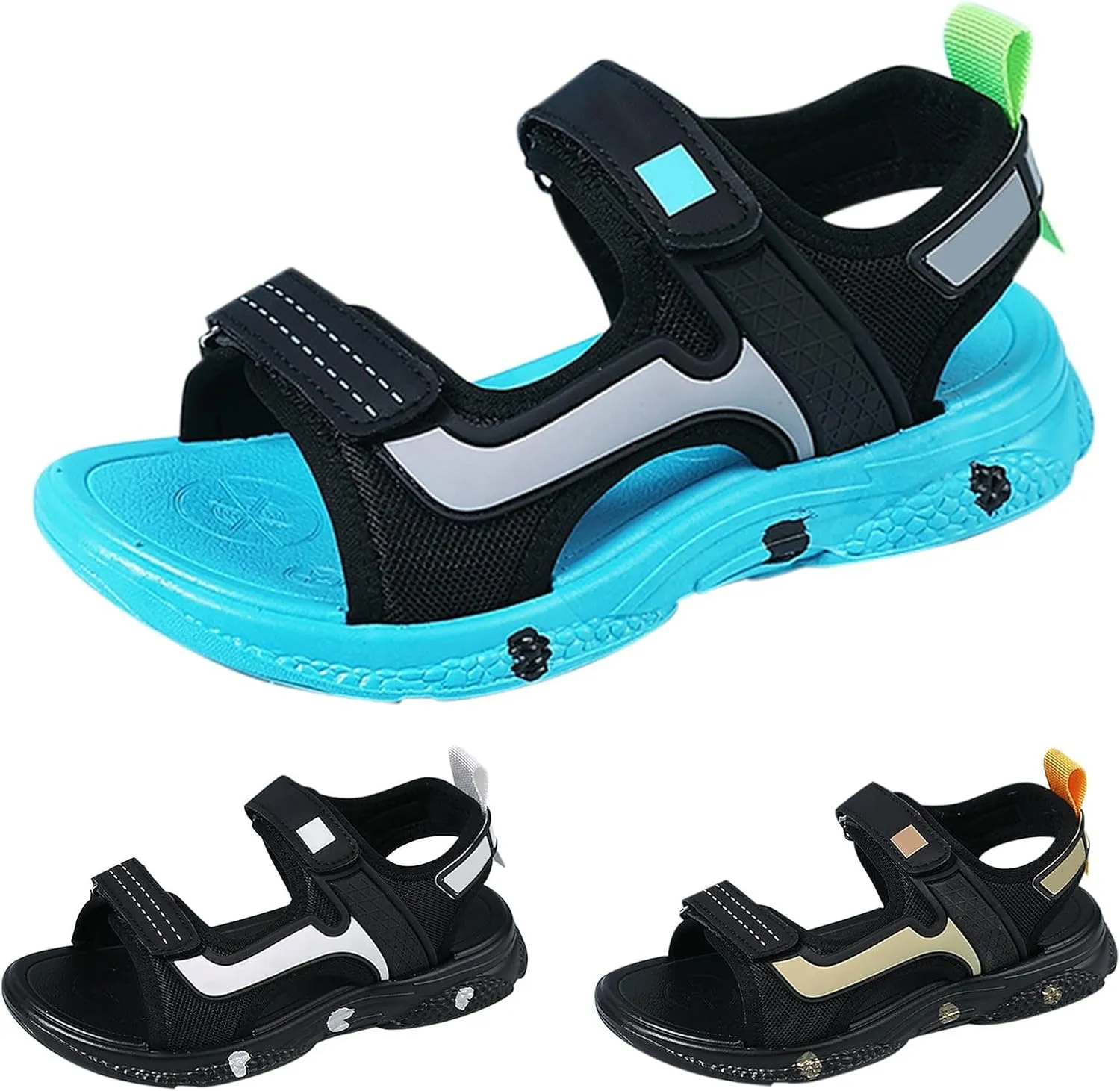 Baby Boys Summer Sandals Spring Summer Autumn Children's Beach Shoes Children's Soft Bottom Non Slip Flat Sandals