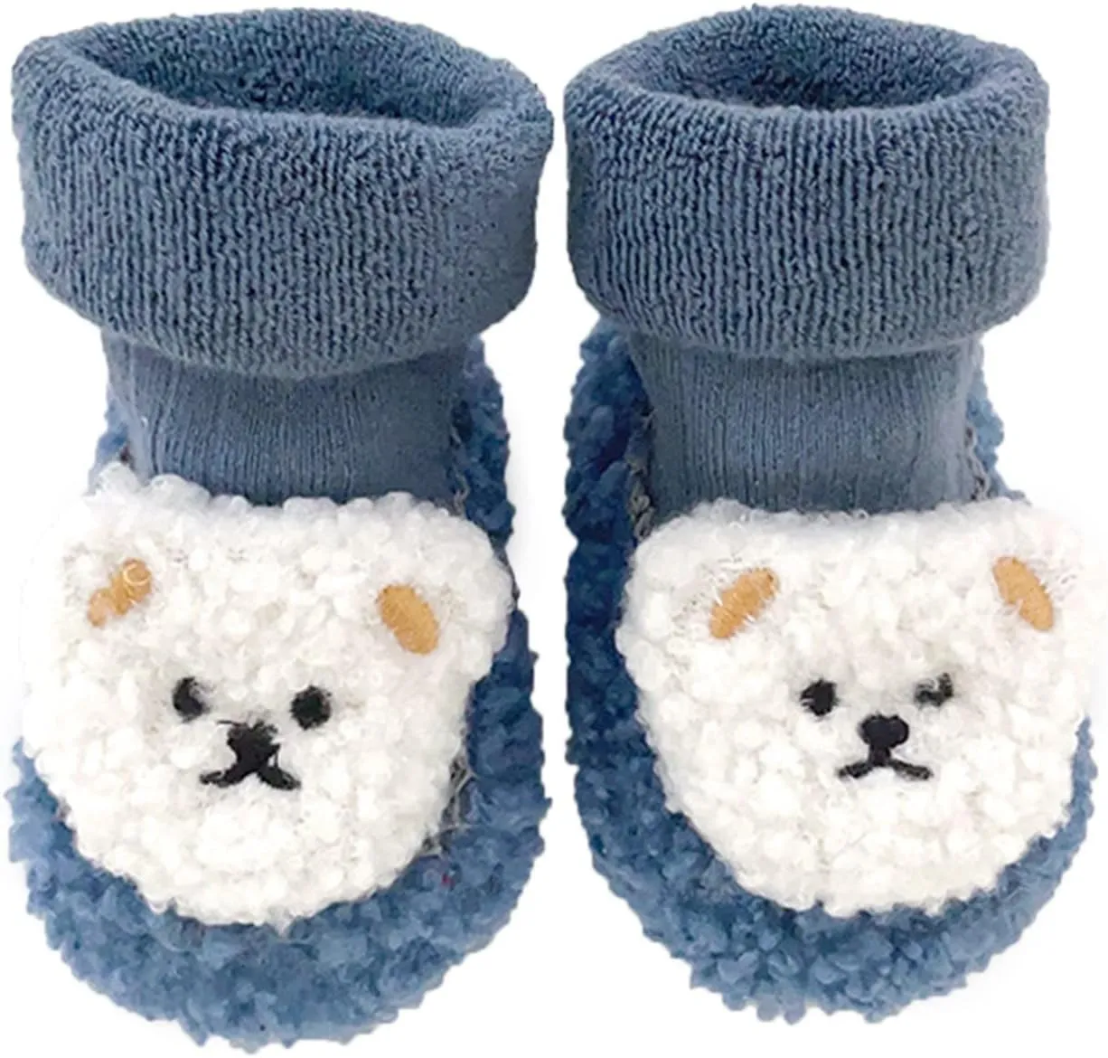 Baby Cartoon Plush Cotton Toddler Shoes 2024 Upgraded Baby Sock Shoes Baby Plush Cotton Toddler Shoes