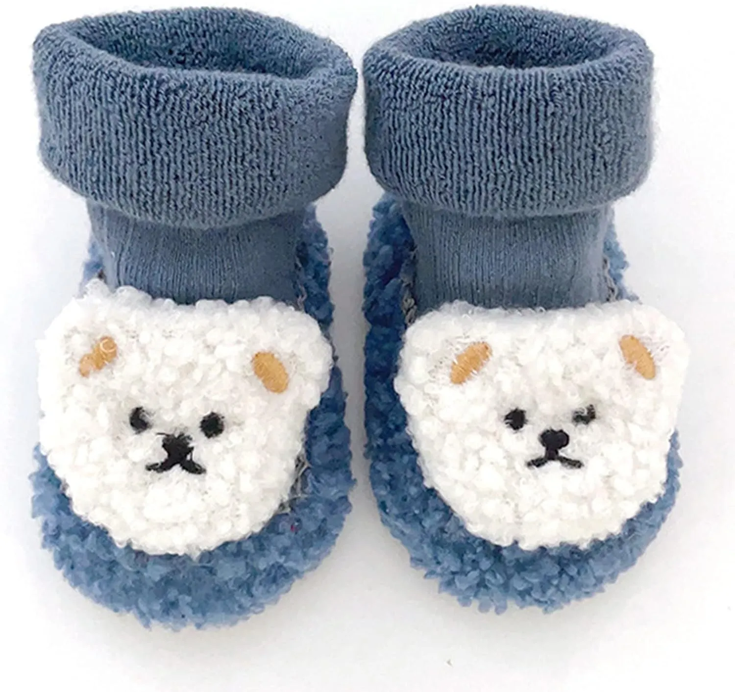 Baby Cartoon Plush Cotton Toddler Shoes 2024 Upgraded Baby Sock Shoes Baby Plush Cotton Toddler Shoes