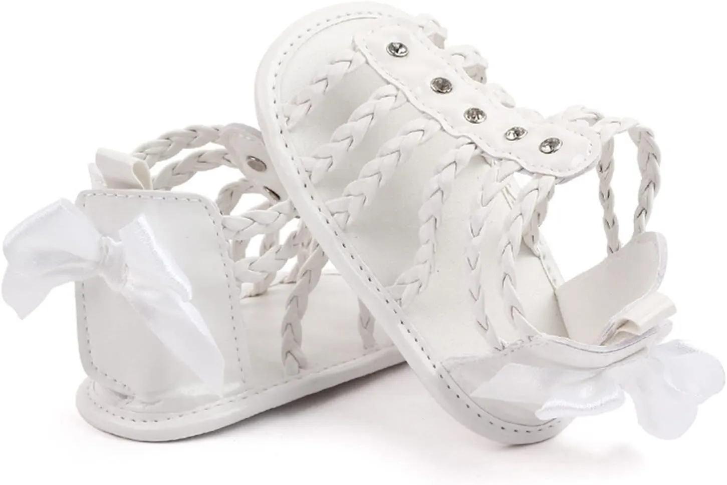 Baby Girls Ankle Gldiator ink Sandals Flat Foam Soft Open Toe Summer Wide Shoes Kids Slip On Dress Shoes