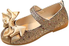 Baby Shoes Size 8 Bowknot Fashion Dance Single Shoes Children Princess Girl Nubuck Leather Shoe Toddler Size 6