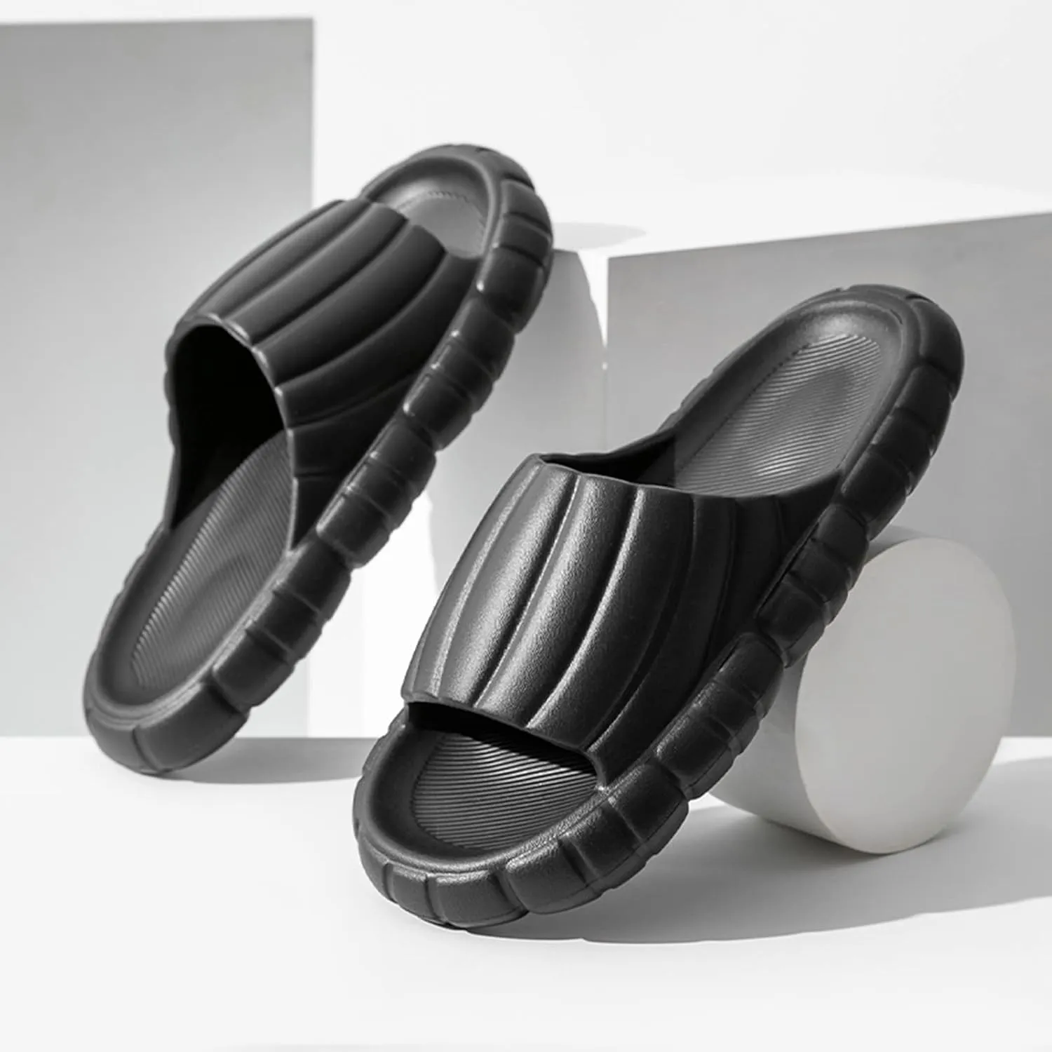 Bathroom Slippers Shower Shoes Quick Drying Sandals Indoor and Outdoor Quick Drying Non-Slip Pool Slides
