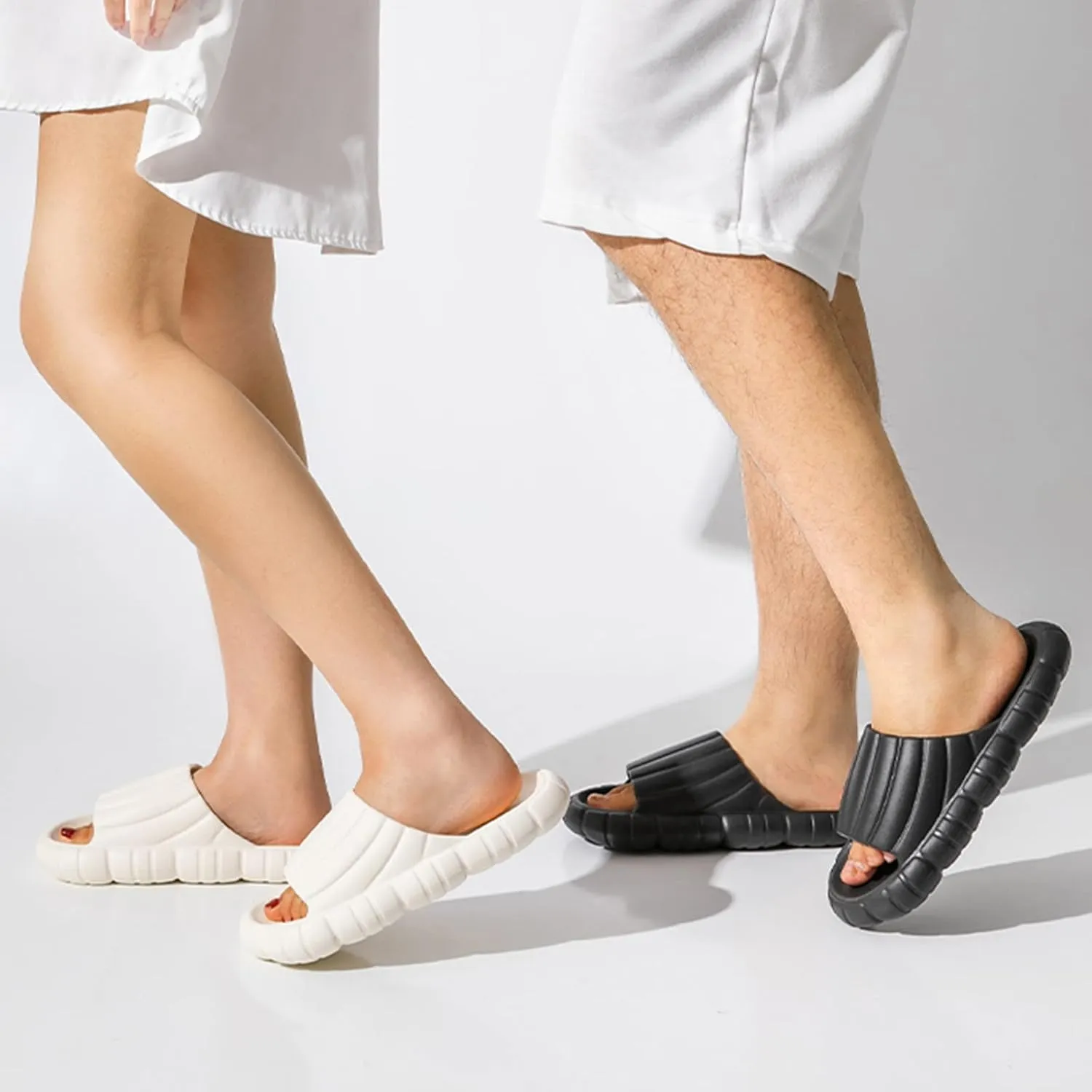 Bathroom Slippers Shower Shoes Quick Drying Sandals Indoor and Outdoor Quick Drying Non-Slip Pool Slides
