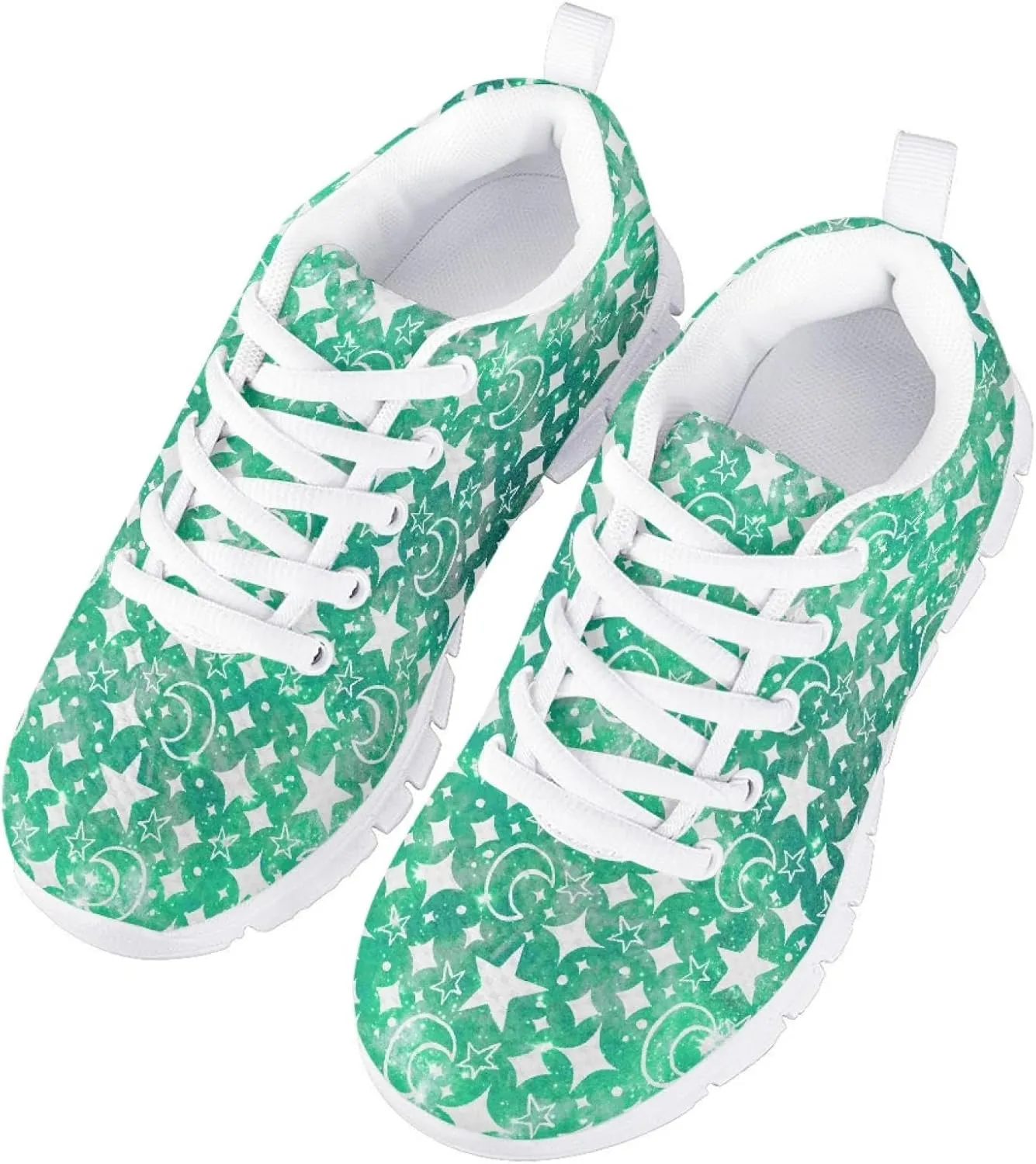 Bengbobar Sneakers for Kids Christmas Athletic Lightweight Breathable Shoes Boys Girls Comfort Holiday Running Shoes Kids