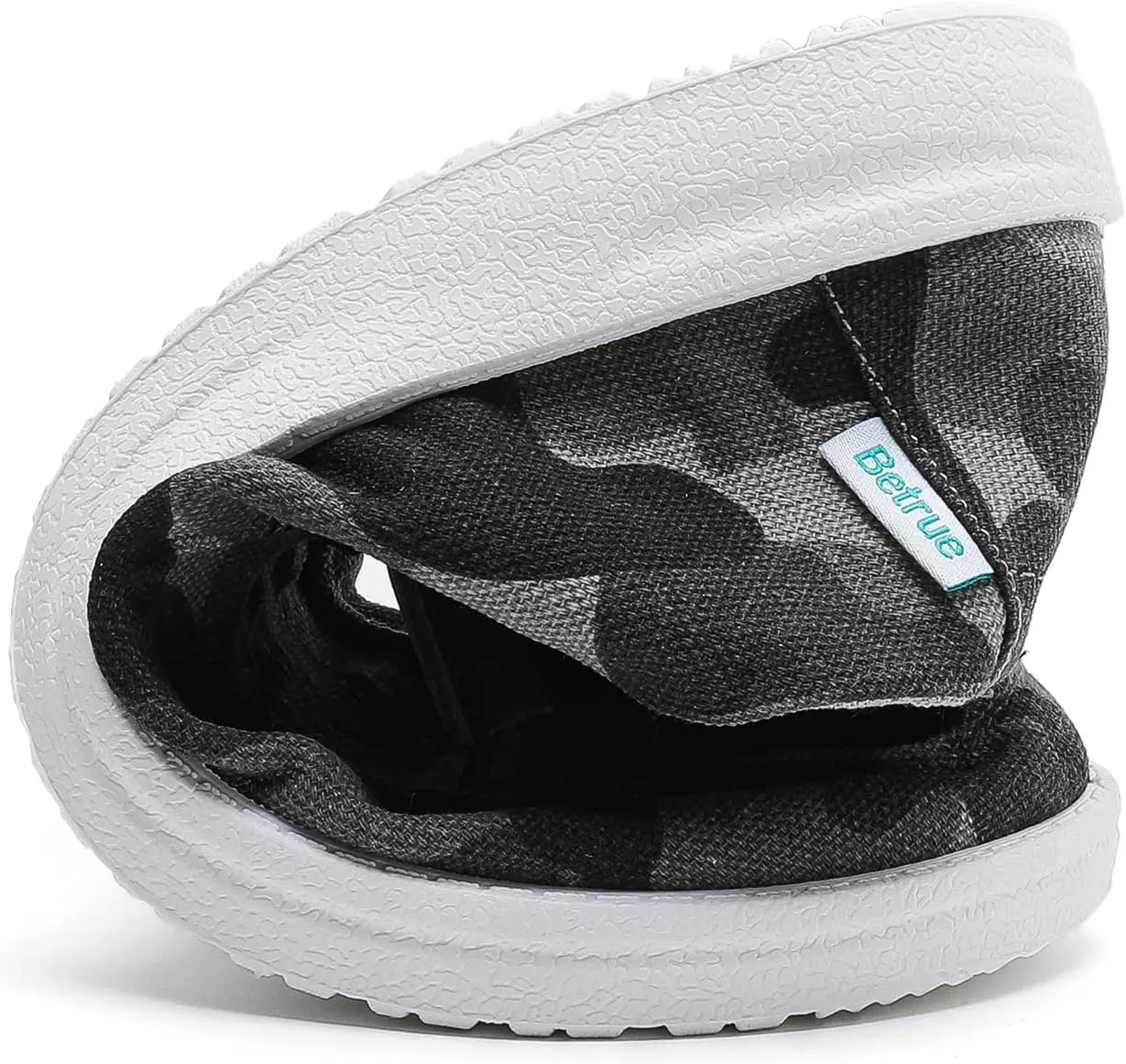 Betrue Lightweight Boat Shoes for Women, Womens Casual Loafers, Womens Slip On Deck Shoes, Breathable Canvas Walking Shoes for Women