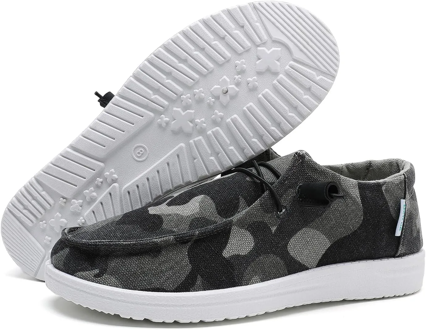 Betrue Lightweight Boat Shoes for Women, Womens Casual Loafers, Womens Slip On Deck Shoes, Breathable Canvas Walking Shoes for Women