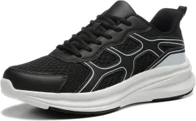BOGOVER Men's Running Shoes, Lightweight Breathable Walking Shoes Non Slip Tennis Shoes Movepropel Athletic Fashion Sneakers