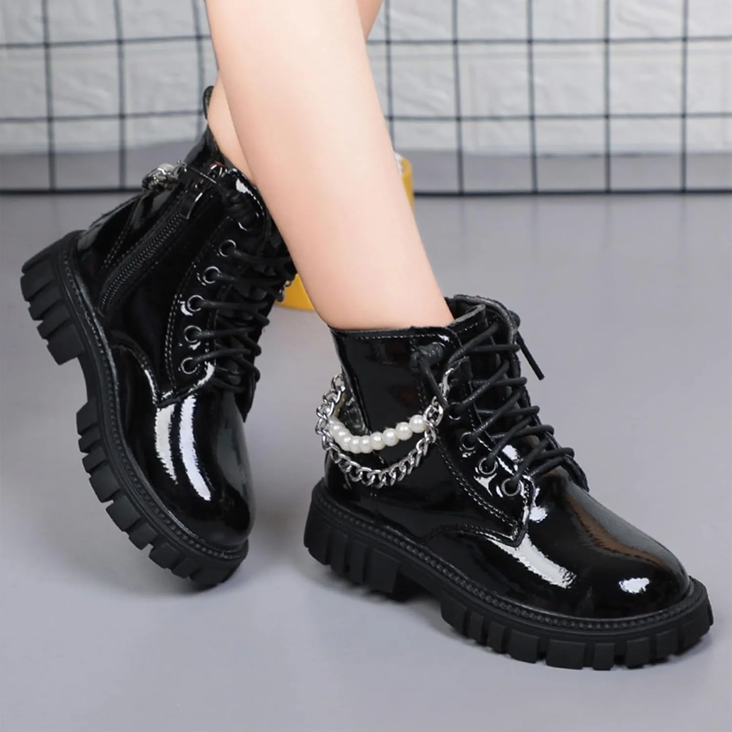 Boots for Girls, Kids Cowboy Unisex Walking Boots for Girls Cowgirl Fashion Western Ankle Boots Shoes Princess Booties