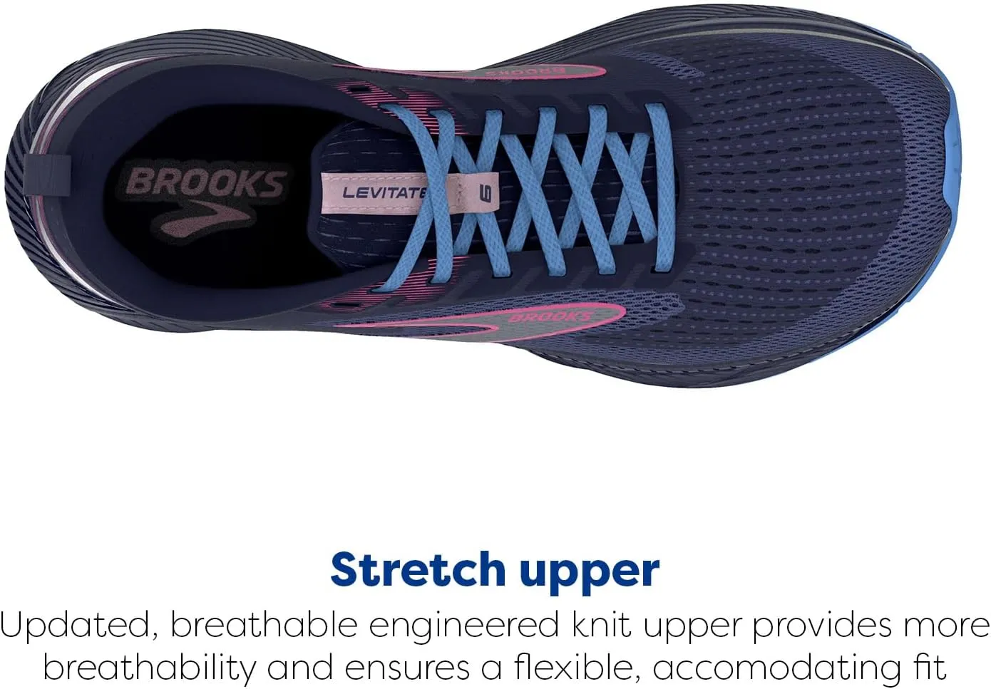 Brooks Womens Levitate 6 Neutral Running Shoe