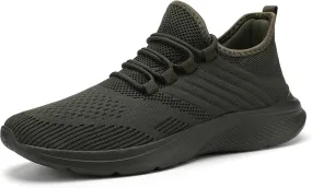 BXYJDJ Walking Shoes for Men Casual Sneakers Slip on Tennis Running Shoes for Male Workout Gym Lightweight Breathable Jogging Mesh