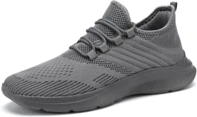 BXYJDJ Walking Shoes for Men Casual Sneakers Slip on Tennis Running Shoes for Male Workout Gym Lightweight Breathable Jogging Mesh