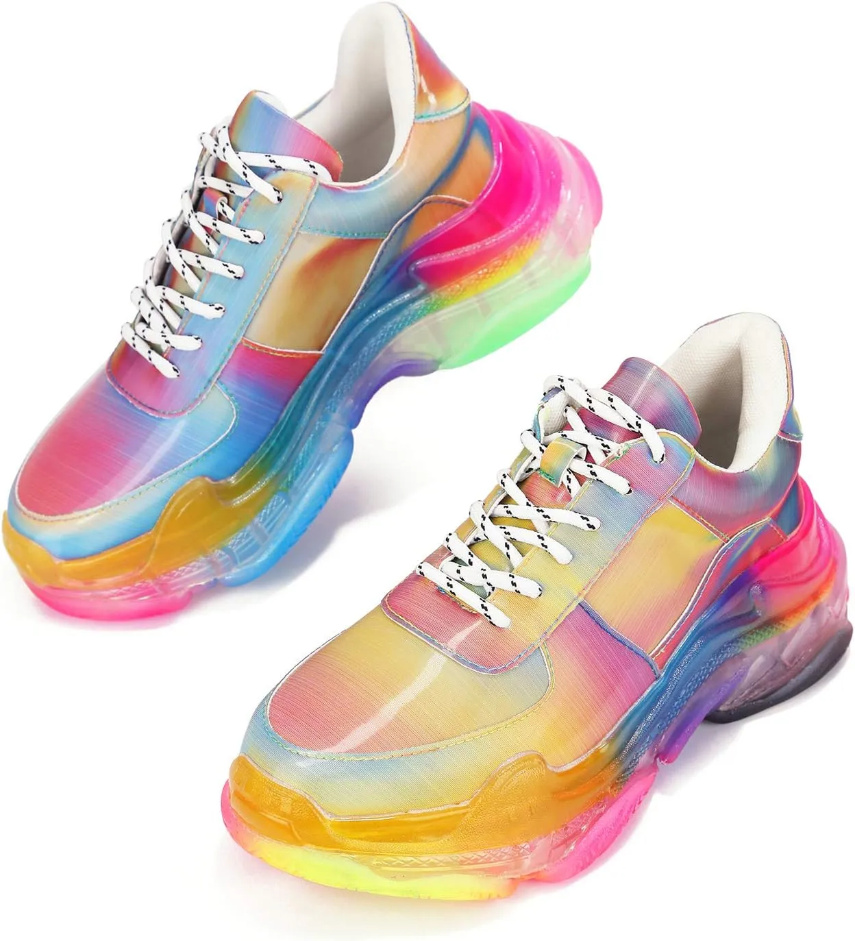 CAPE ROBBIN Womens Casual Lace Up Sneaker