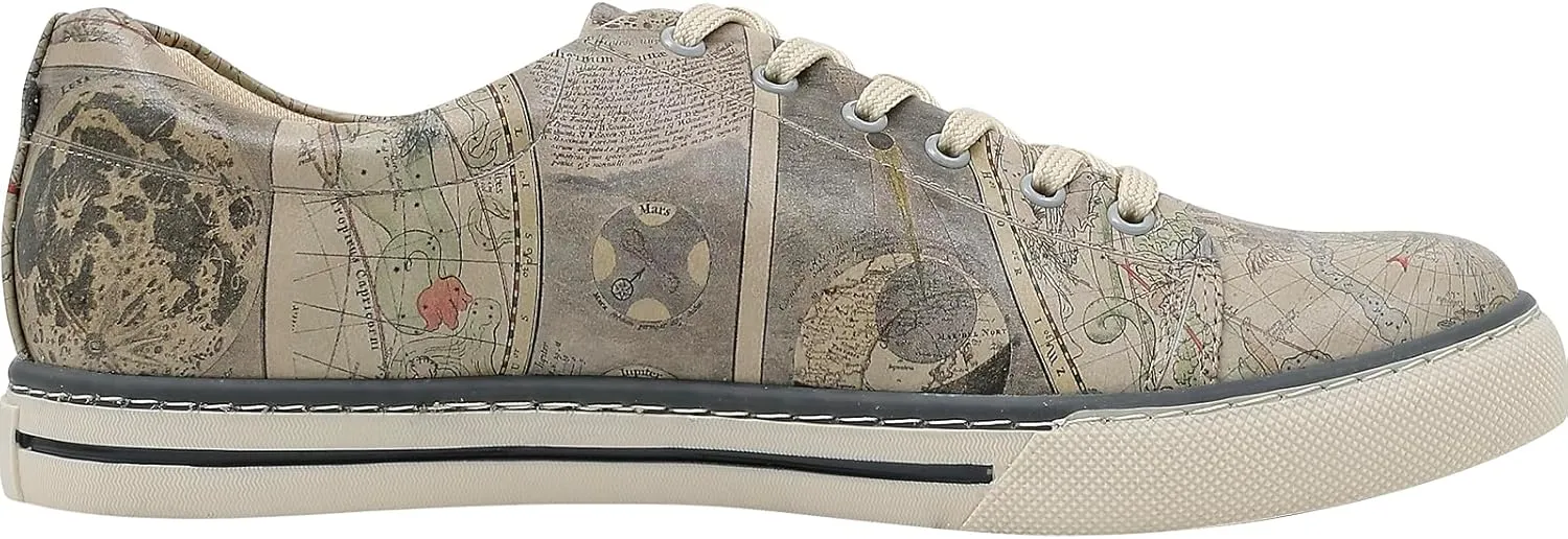 Casual Sneakers for Men - Vegan Leather and Unique Design Walking Sneakers for Men