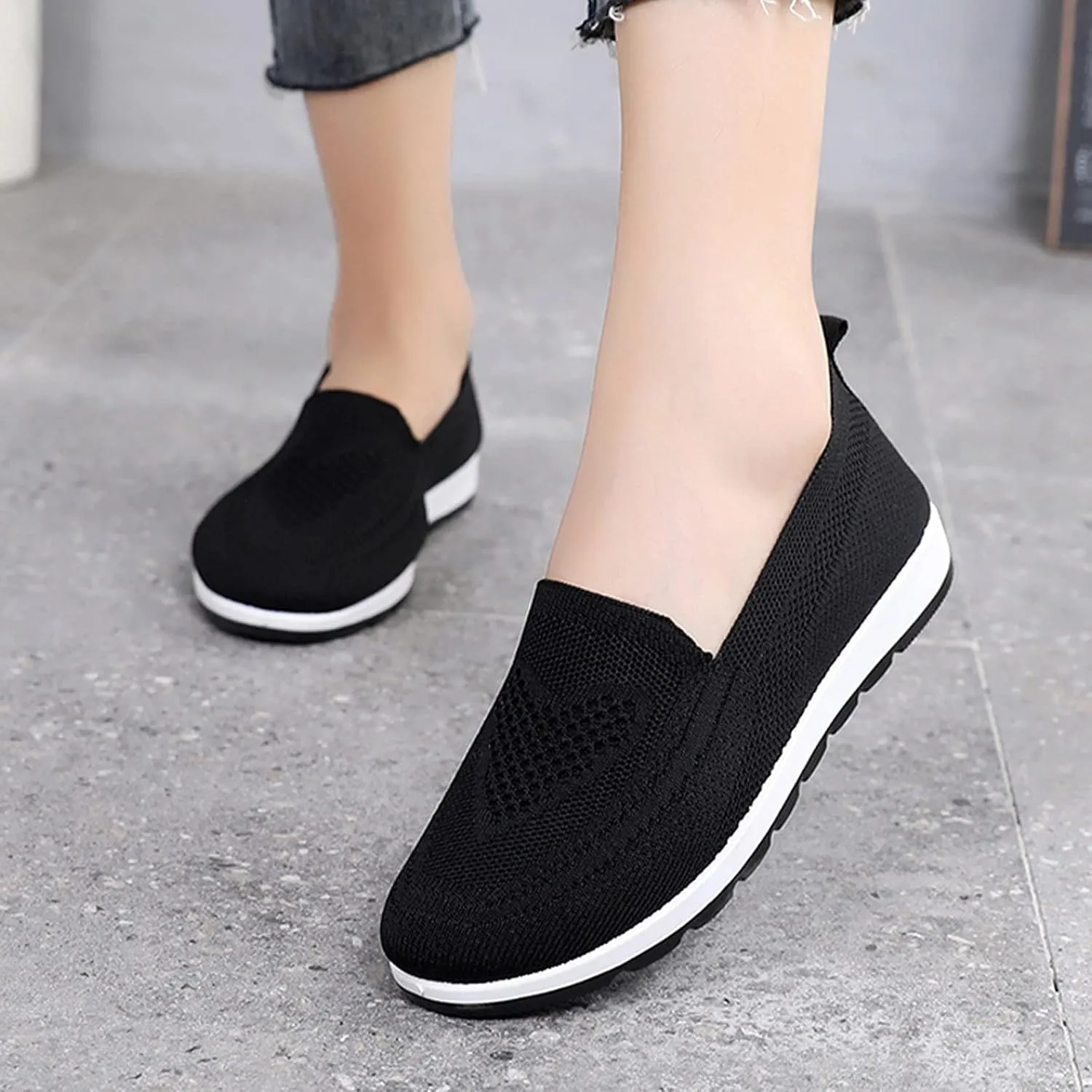 Casual Sneakers for Women Waterproof Boots for Women Casual Breathable Tennis Shoes Work Shopping Travel