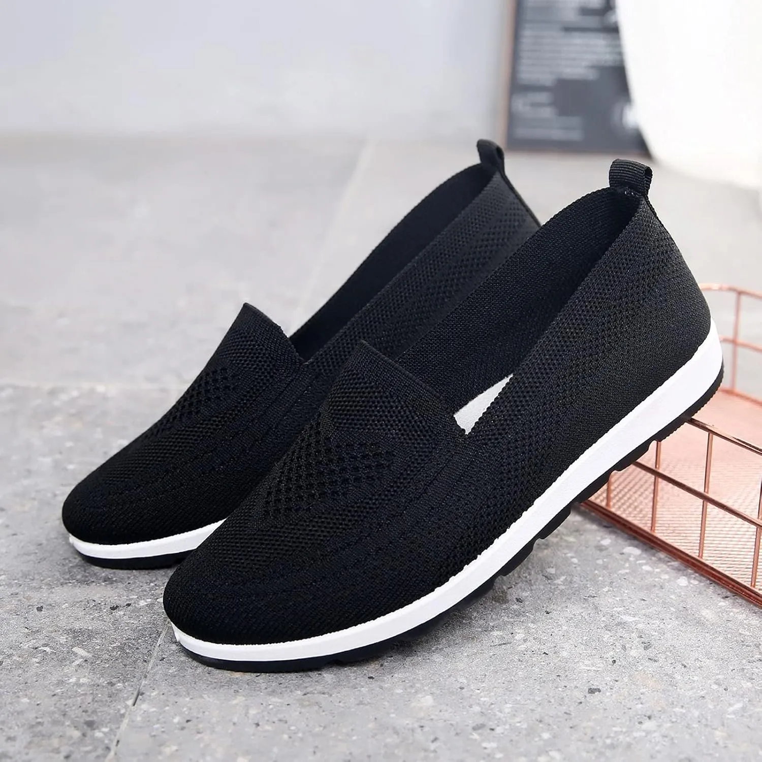 Casual Sneakers for Women Waterproof Boots for Women Casual Breathable Tennis Shoes Work Shopping Travel