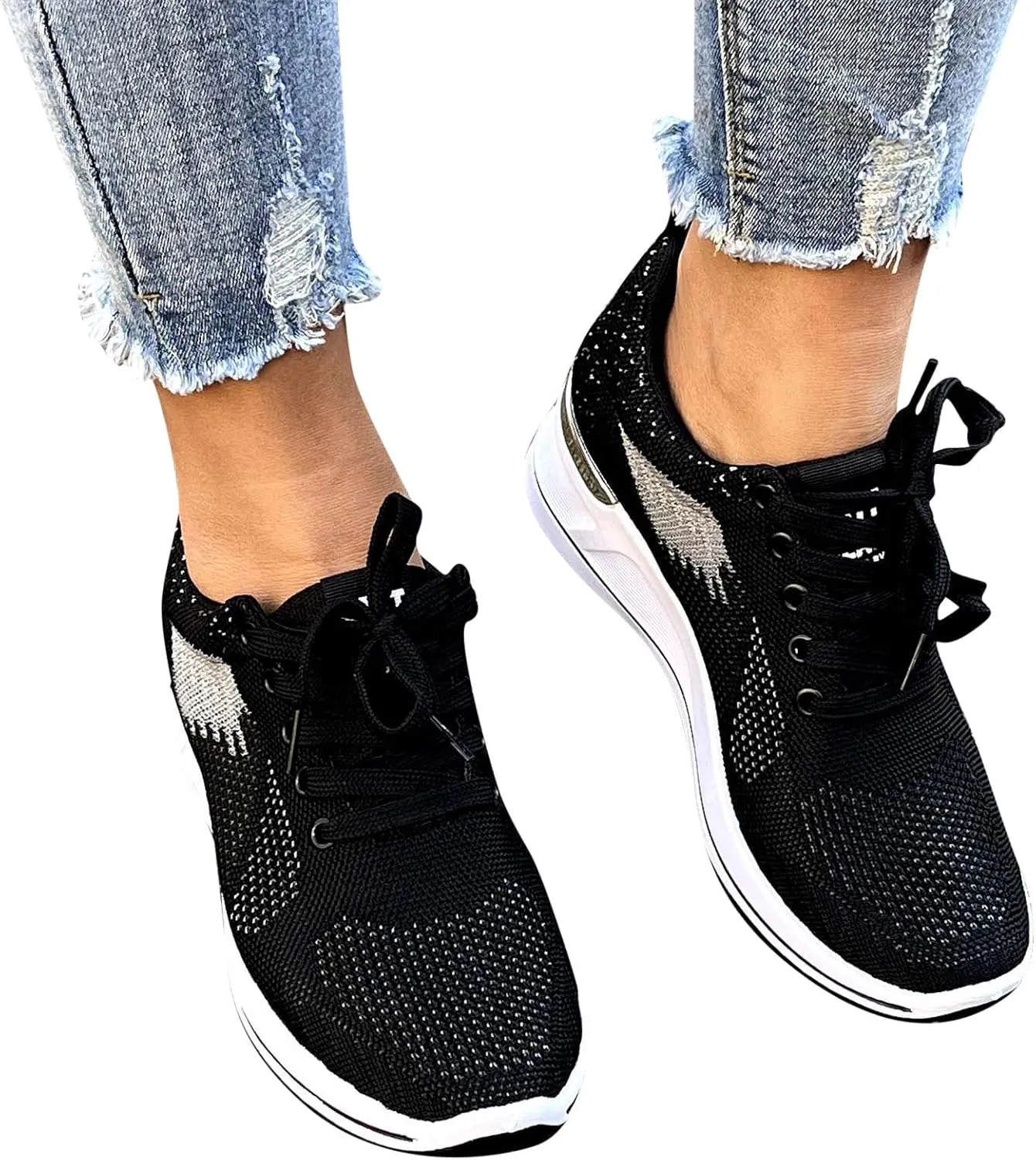 Casual Sneakers for Women Women Shoes Dressy Comfortable Breathable Mesh Shoes for Gym Workout Sports