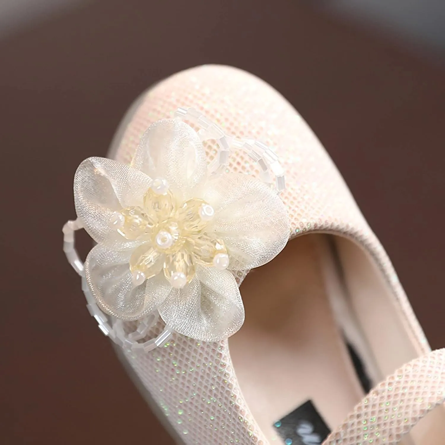 Cat Slippers for Girls Girls Sandals Children Shoes Pearl Flower Princess Shoes Dance Soccer Slides for Girls