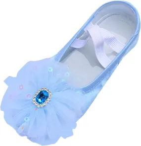 Children Shoes Dance Shoes Ballet Performances Diamond Lace Yoga for for Children Girls' Running