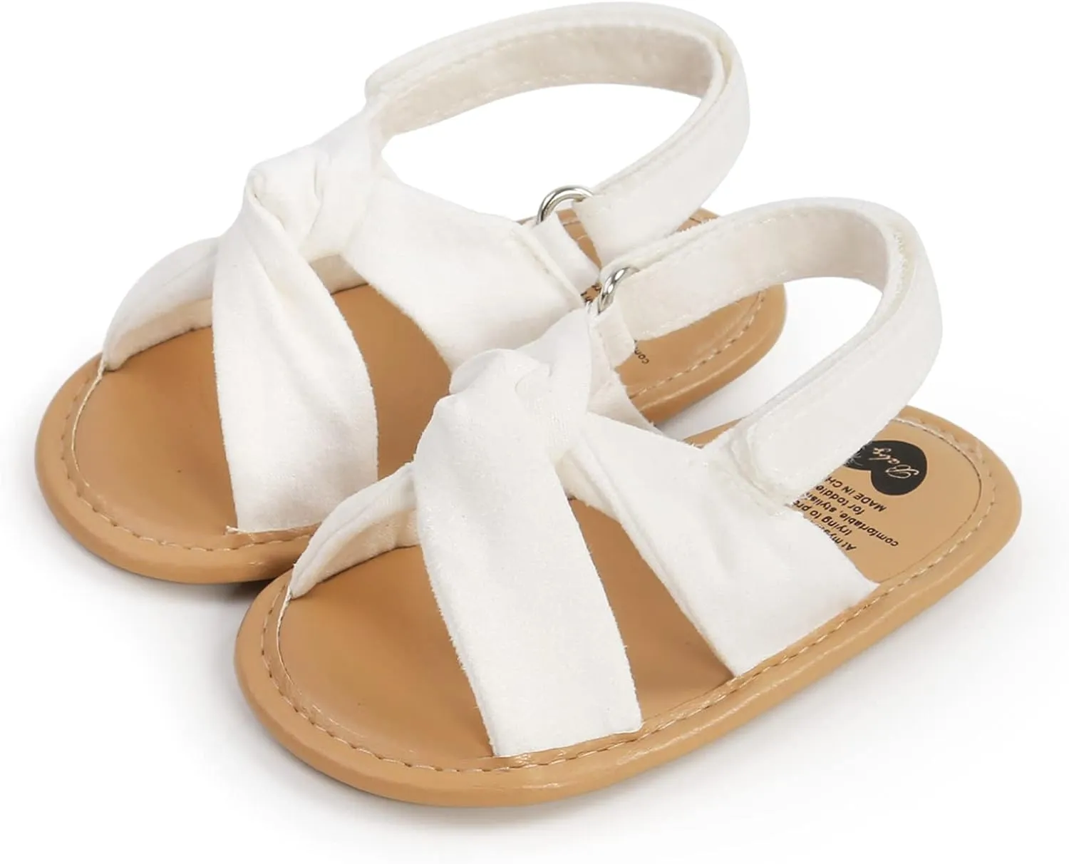 Childrens Flat Wide Sandals Open Toe Adjusted Buckle Strap Shoes Baby Boys Girls Kids Summer Cork Footbed Sandals