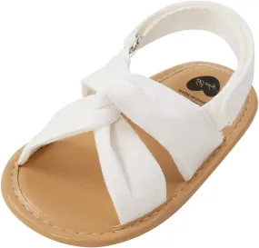 Childrens Flat Wide Sandals Open Toe Adjusted Buckle Strap Shoes Baby Boys Girls Kids Summer Cork Footbed Sandals