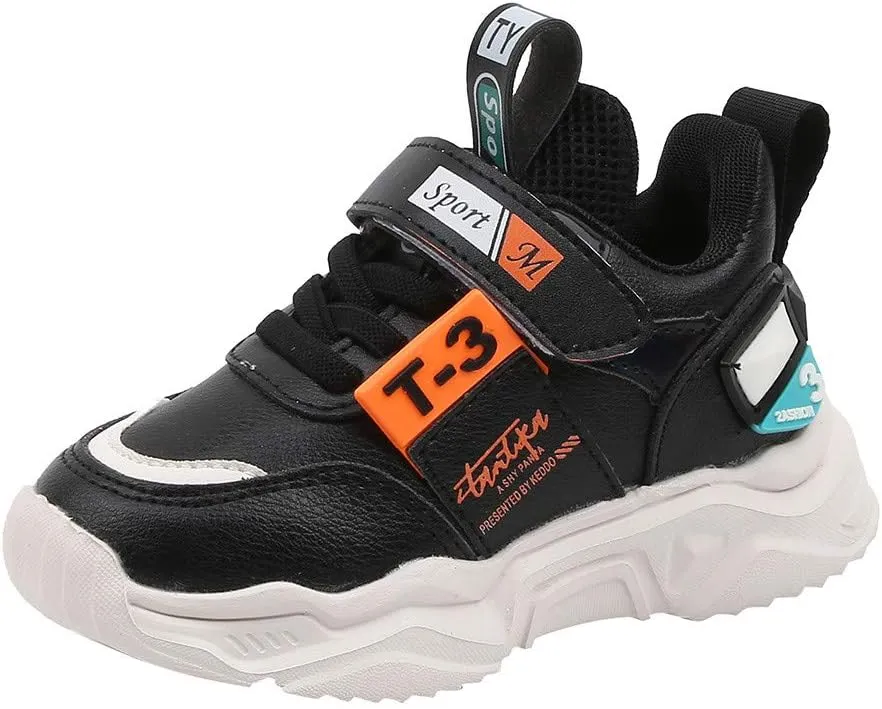 Childrens Outdoor Sneakers Sole Padded Non Slip Sport Shoes Basketball Athletic Lightweight Comfy Sneakers for Boys