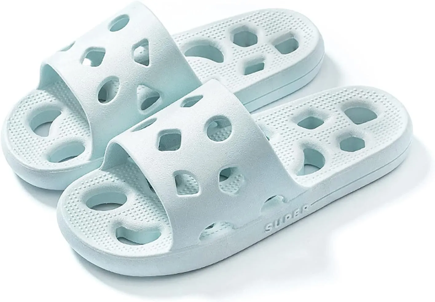 Cloud Slides Dry Quickly Lightweight Bath Slippers Non Slip Quick Drying Cloud Slides for Women with Arch Support