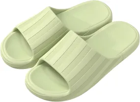 Cloud Slides Men Open Toe Shower Shoes Bathroom Sandals Shower Sandals House Shoes with Low Arch Support