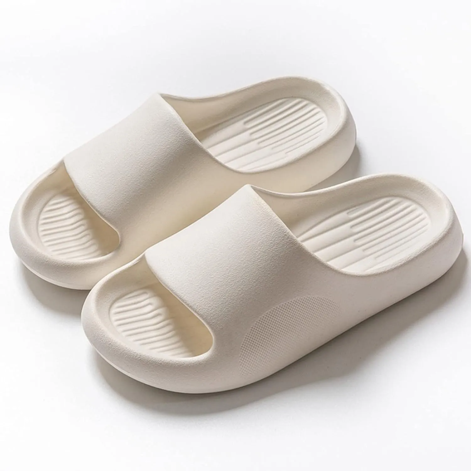 Cloud Slides Non-Slip Pool Beach Bathroom Travel Slippers Non Slip Summer Bathroom Indoor House Slippers with Drain Holes