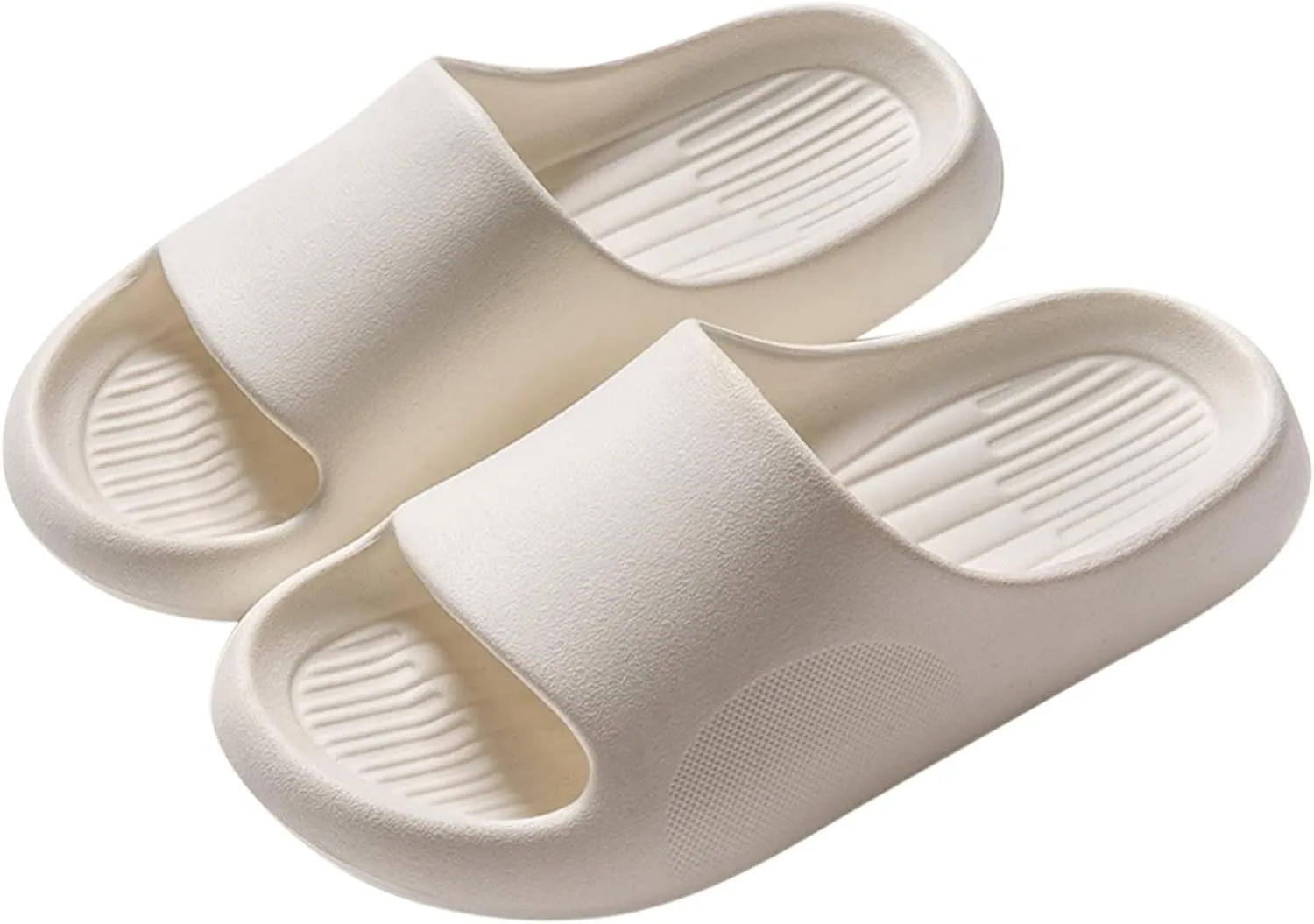 Cloud Slides Non-Slip Pool Beach Bathroom Travel Slippers Non Slip Summer Bathroom Indoor House Slippers with Drain Holes