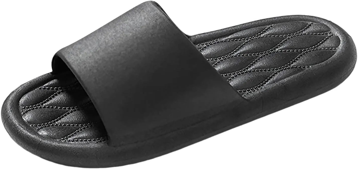 Cloud Slides Waterproof Flip Flops for Men Shower Shoes for Living Room Pool Beach Spa Public Showers