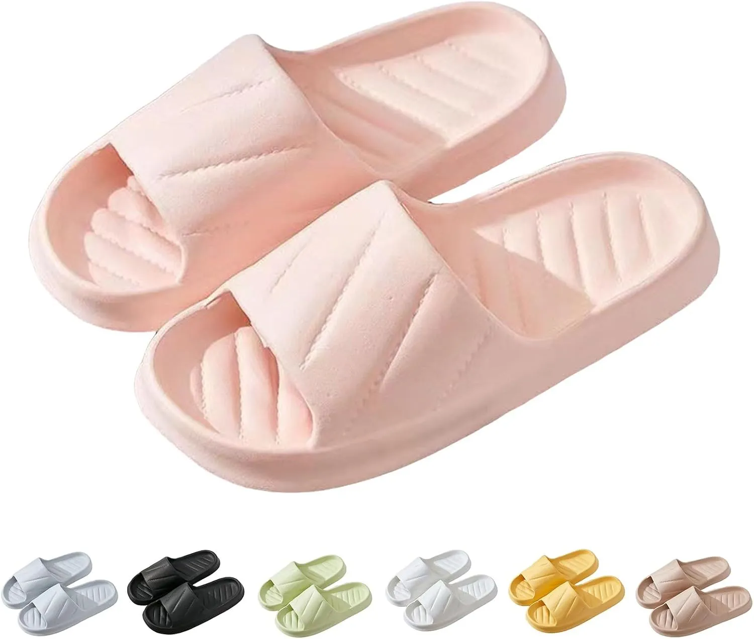 Cloud Slides Waterproof Slippers for Women Shower Shoes for Living Room Pool Beach Spa Public Showers