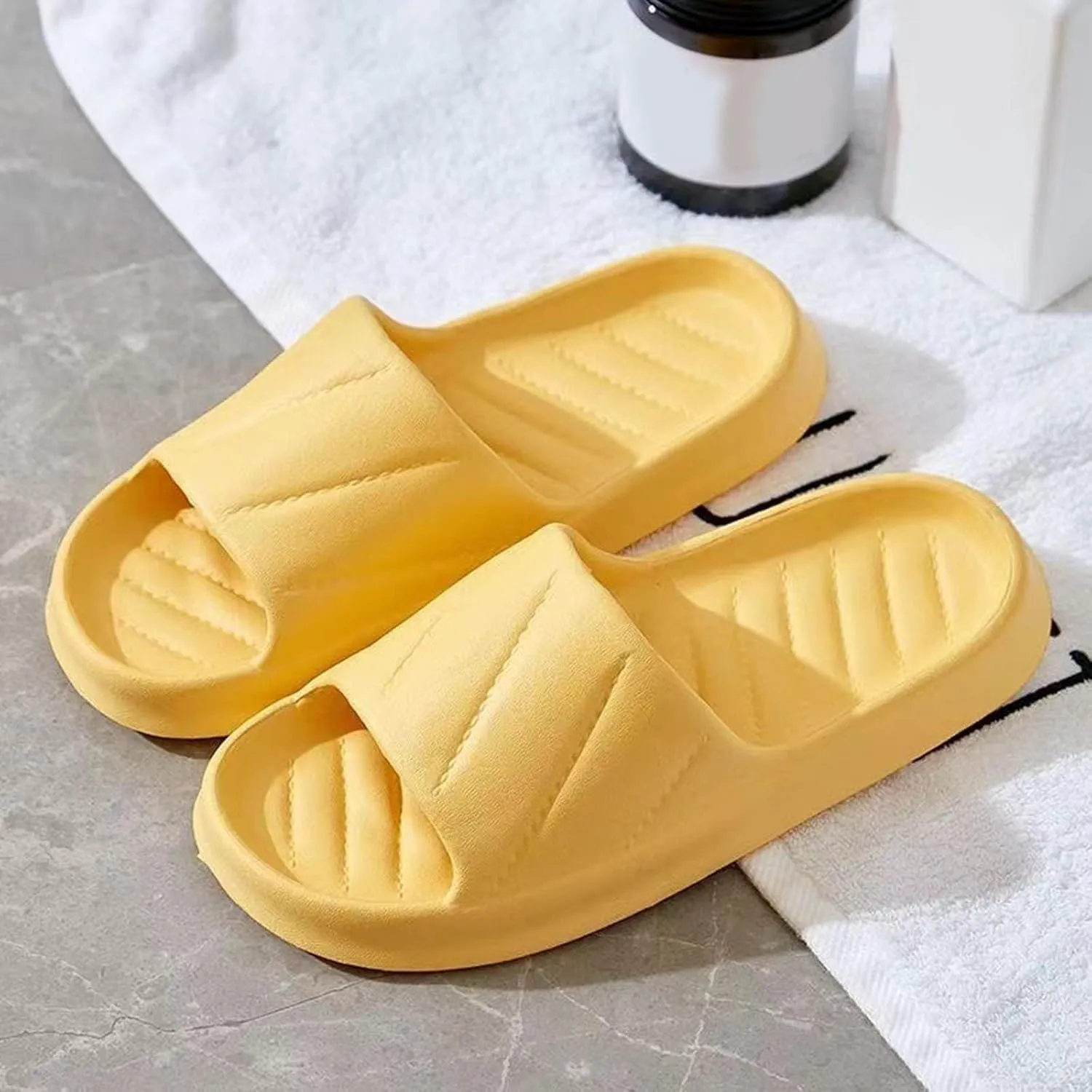 Cloud Slides Waterproof Slippers for Women Shower Shoes for Living Room Pool Beach Spa Public Showers