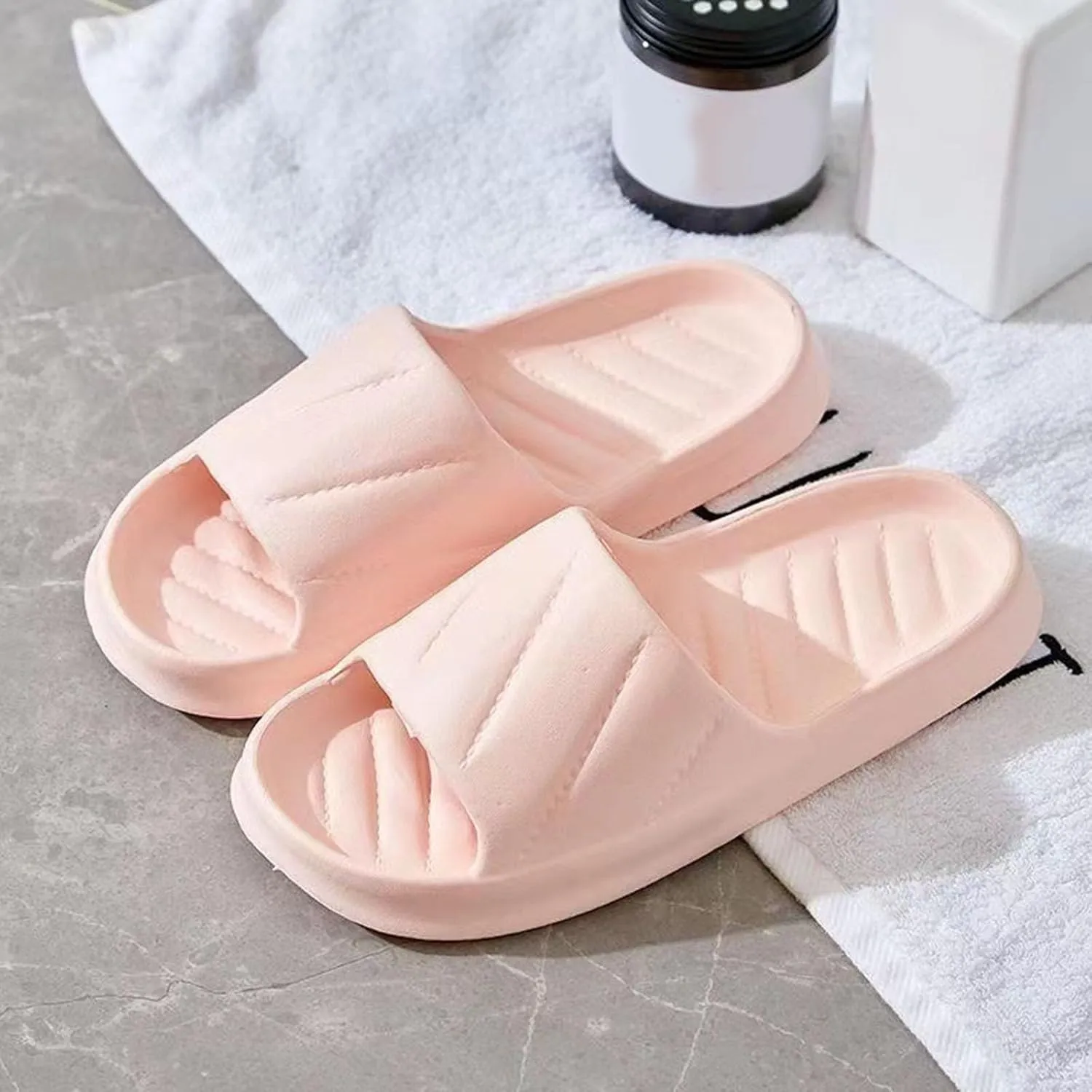 Cloud Slides Waterproof Slippers for Women Shower Shoes for Living Room Pool Beach Spa Public Showers