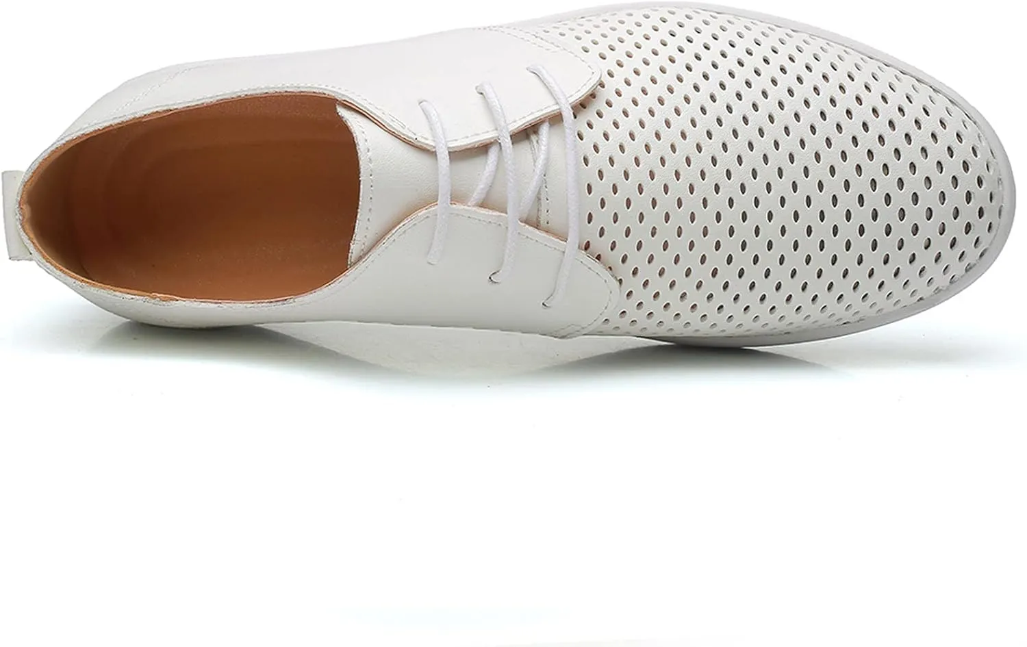 Comfortable Black Business Casual Shoes for Men Style Men's Summer Leather Solid Summer Shoes Breathable Business Leisure Hollow Men's leather shoes Black Dress Shoes Slip Ons for Men