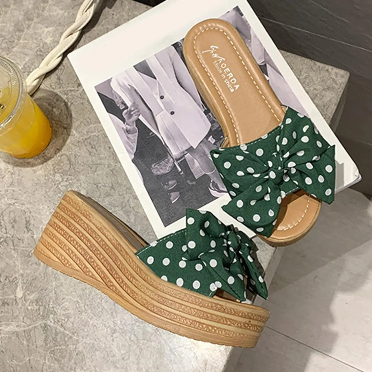 Comfortable Orthopedic Sandals Beach Slippers Toe Wedges Womens Shoes Fashion Knot Sandals Roman Open Women's Wedges